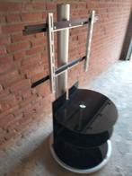 Hubertus TV Meubel met Glazen Plateaus, Huis en Inrichting, Ophalen, Gebruikt, 100 tot 150 cm, 50 tot 100 cm