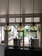 Hanglamp, Huis en Inrichting, Lampen | Hanglampen, Ophalen, Zo goed als nieuw, Glas, Minder dan 50 cm