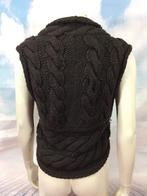 Sutherland bruin gebreid vest maat L (4B47), Kleding | Dames, Tweedehands verkoop, Bruin, Ophalen of Verzenden, Tweedehands verkoop