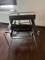 Wassily chair replica  - Zwart Leer & Metaal, Huis en Inrichting, Stoelen, Gebruikt, Zwart, Ophalen of Verzenden, Metaal