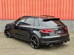 Audi A3 Sportback 1.4 TFSI S-Line Cruise Navi 19" RS PDC LED, Euro 5, Gebruikt, Zwart, Leder en Stof