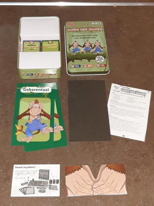 Horen zien zwijgen nieuw, Hobby en Vrije tijd, Gezelschapsspellen | Overige, Nieuw, Ophalen of Verzenden