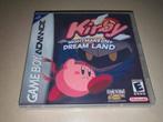 Kirby Nightmare in Dream Land Game Boy Advance GBA Game Case, Avontuur en Actie, Verzenden, 1 speler, Zo goed als nieuw