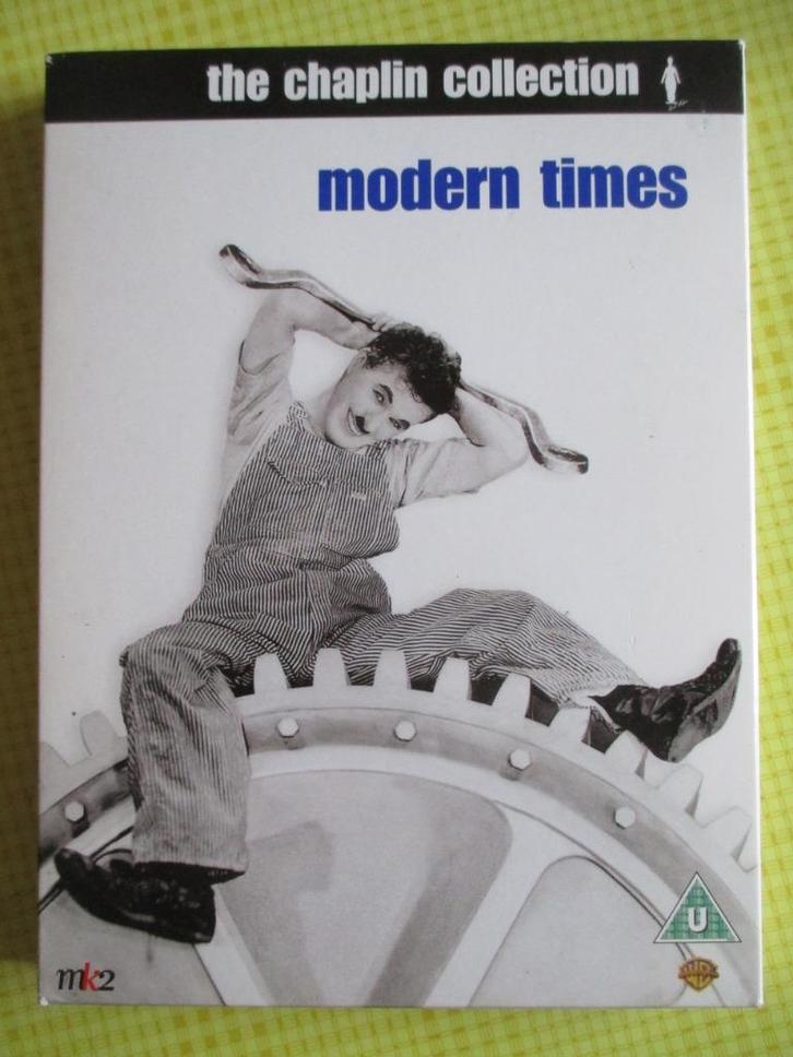 Modern Times - 2 DVD's ( Charlie Chaplin ), Cd's en Dvd's, Dvd's | Klassiekers, Zo goed als nieuw, Komedie, Voor 1940, Alle leeftijden