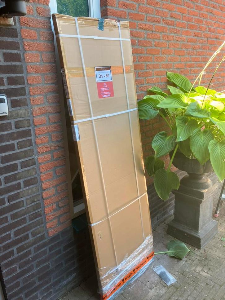 Douchedeur profielloos, 200x60, Brauer, Huis en Inrichting, Badkamer | Badkamermeubels, Nieuw, Overige typen, 200 cm of meer, 50 tot 100 cm