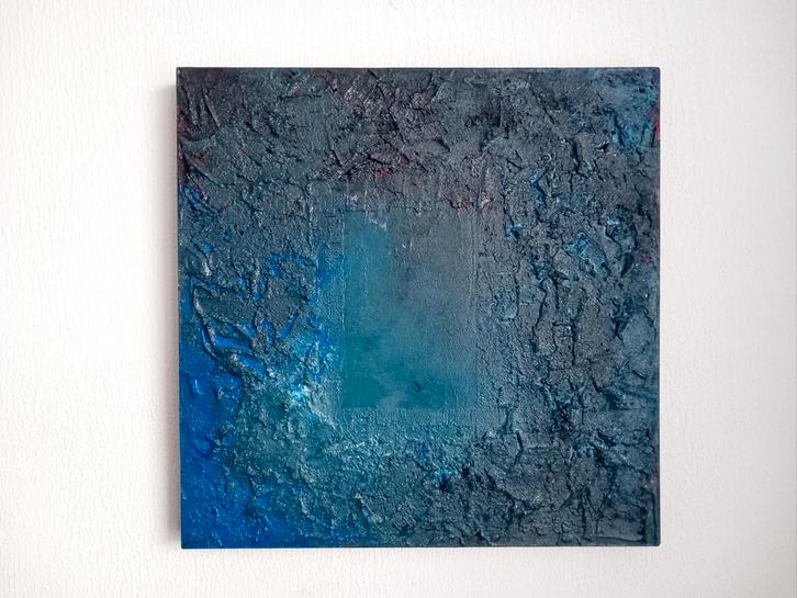 ORNAMENT 50X50 CM, Antiek en Kunst, Kunst | Schilderijen | Abstract, Ophalen