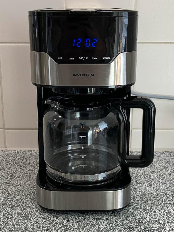 Inventum Koffiezetapparaat, Witgoed en Apparatuur, Koffiezetapparaten, Zo goed als nieuw, Gemalen koffie, Koffiemachine, 10 kopjes of meer