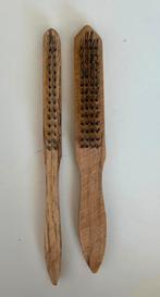 2x staalborstels hout NIEUW, Ophalen of Verzenden, Nieuw
