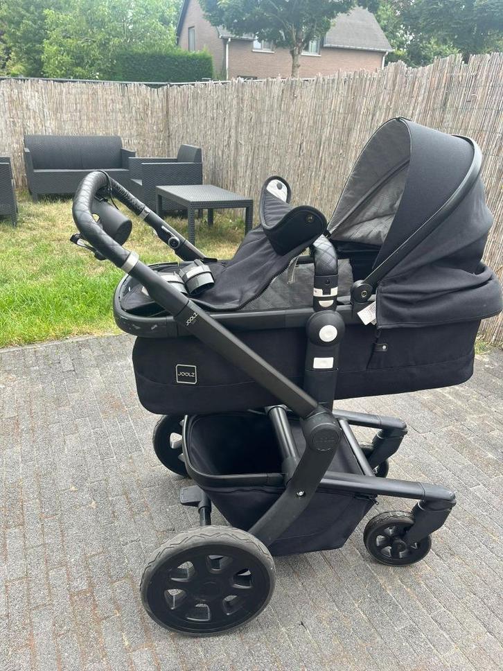 Joolz Day2 Studio Noir – Luxe wandelwagen compleet!, Kinderen en Baby's, Kinderwagens en Combinaties, Zo goed als nieuw, Kinderwagen