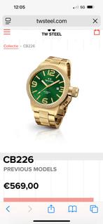 Tw Steel CB226, Sieraden, Tassen en Uiterlijk, Horloges | Heren, Overige merken, Leer, Staal, Ophalen of Verzenden