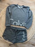 Calvin Klein setje maat S/M grijs/wit, Kleding | Dames, Huispakken, Grijs, Ophalen of Verzenden, Zo goed als nieuw, Calvin Klein