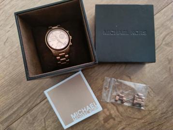 Michael Kors horloge rosé goud met extra schakels