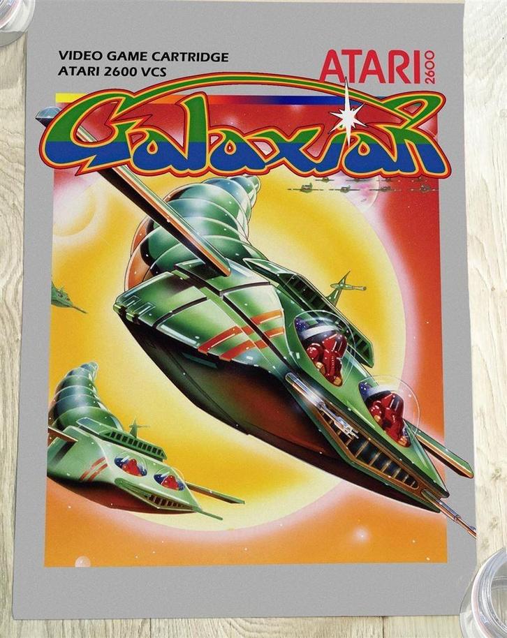 GALAXIAN Atari grote Videogame Poster, Verzamelen, Posters, Nieuw, Film en Tv, A1 t/m A3, Ophalen of Verzenden
