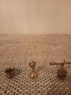 Antieke koperen beeldjes voor letterbak - AA3 cm x 2 cm, Ophalen of Verzenden