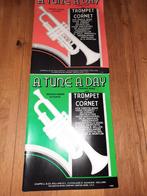 lesboeken-Tune a Day Vol.1 + 2- Trompet/Cornet--NED. Uitgave, Les of Cursus, Ophalen of Verzenden, Zo goed als nieuw, Blues