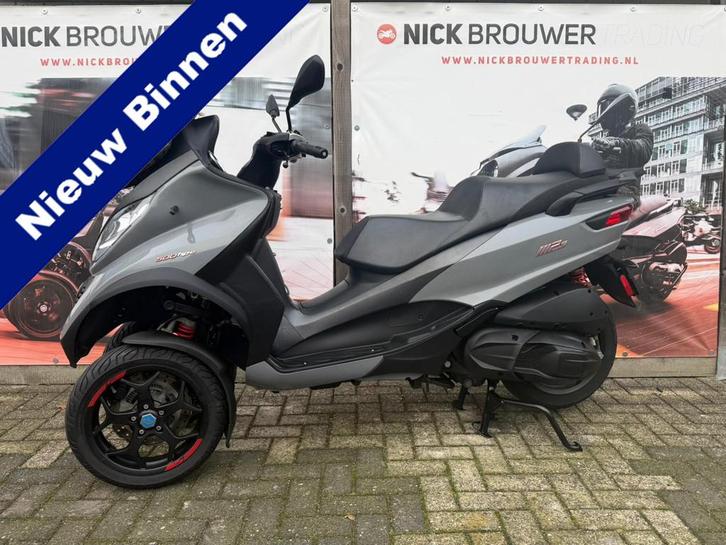 Piaggio MP3 500 HPE Sport Advanced Euro 5 | Custom Nardo Gre, Motoren, Motoren | Piaggio, Bedrijf, Overig, 12 t/m 35 kW, ABS, LED Verlichting