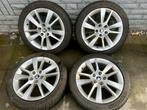 Skoda Octavia Winterset Michelin Alpine 6 - 225/45 R17, Auto-onderdelen, Banden en Velgen, Ophalen, Gebruikt, Banden en Velgen