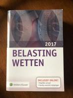 Belasting Wetten 2017, Ophalen of Verzenden, Zo goed als nieuw