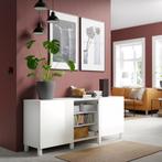 IKEA Selsviken/Stubbarp Dressoir Wit, Huis en Inrichting, Kasten | Dressoirs, Ophalen, Kunststof, 150 tot 200 cm, Zo goed als nieuw