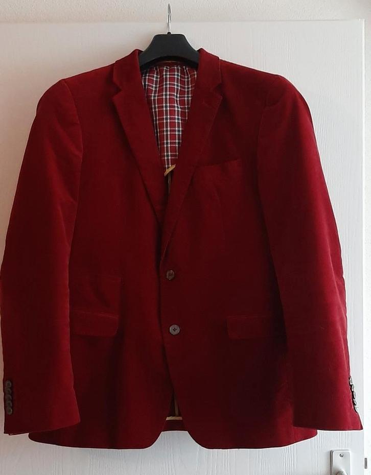 Blue Industry gevoerd sportief colbert, mt.54, rood. Als nw., Kleding | Heren, Kostuums en Colberts, Zo goed als nieuw, Maat 52/54 (L)