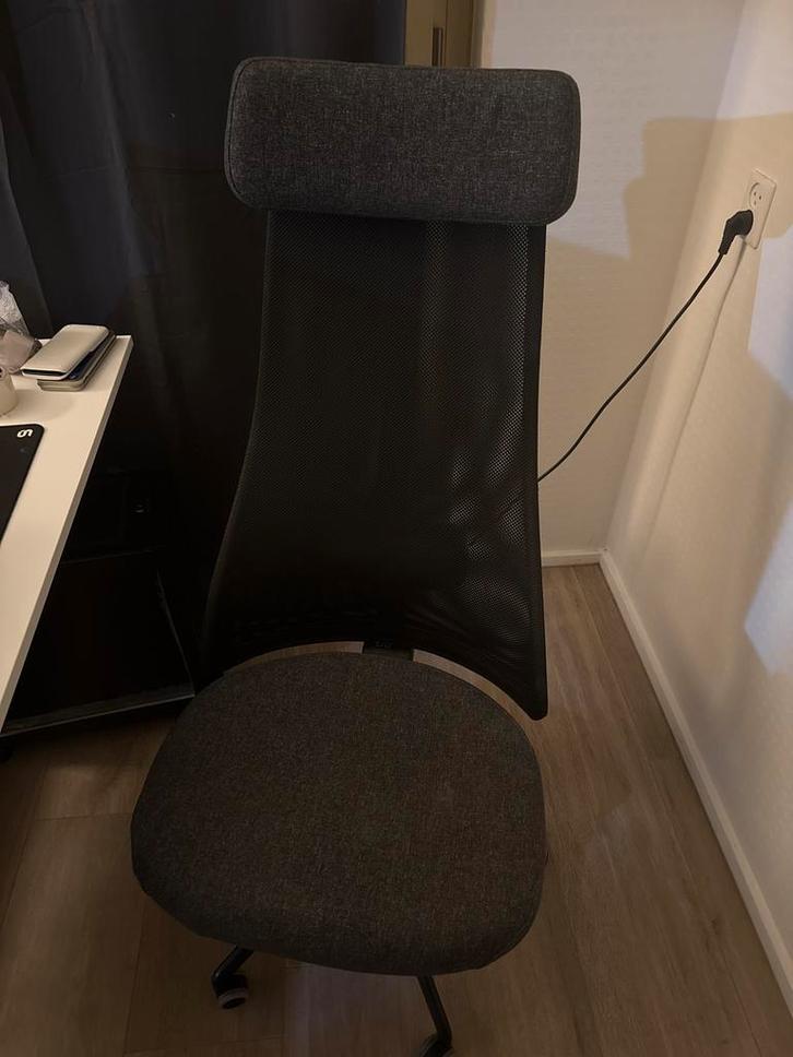 Ikea JÄRVFJÄLLET bureaustoel - Volledig materiaal, Huis en Inrichting, Bureaustoelen, Gebruikt, Bureaustoel, Zwart, Ergonomisch