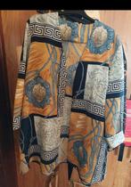 Mooie versace look blouse, Ophalen of Verzenden, Zo goed als nieuw, Zwart, Blouse of Tuniek