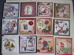Set 25x zelfgemaakte kerstkaarten / wenskaarten kerst (w), Verzenden, Nieuw, Kerst