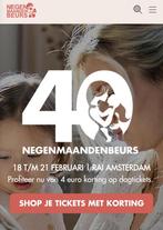 Dagticket Negenmaandenbeurs 18 februari, Tickets en Kaartjes, Eén persoon