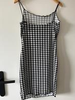 Shein Slipdress met Pied-de-poule, Maat 38/40 (M), Zwart, Nieuw, Ophalen of Verzenden