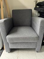 Twee grijze fauteuil(tjes), Huis en Inrichting, Fauteuils, Ophalen of Verzenden, Zo goed als nieuw, 75 tot 100 cm, 50 tot 75 cm