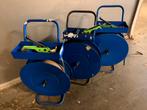 3x Strapping band apparaat zegeltang met 3x band kar, Ophalen