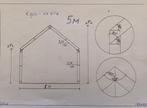 Garage Schuur Spanten 5m breed vergunnings vrij !, Doe-het-zelf en Verbouw, Overige Doe-het-zelf en Verbouw, Ophalen