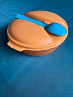 NIEUW Tupperware bord voor onderweg 600ml + lepel, Huis en Inrichting, Keuken | Tupperware, Ophalen of Verzenden, Nieuw, Oranje