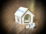 Hondenhok + Hond kennel Limoges antiek porselein huisje top, Verzenden