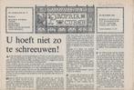 Propria Cures - 30 oktober 1982., Ophalen of Verzenden, Zo goed als nieuw