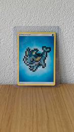 Geborduurde Pokémon kaart - Vaporeon - pixel art, Hobby en Vrije tijd, Ophalen of Verzenden, Nieuw, Losse kaart