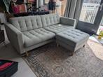 IKEA Landskrona driezits bank en poef/hocker, Ophalen, Gebruikt, Hout