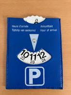 Parkeerschijf in blauw kunststof hoesje, Ophalen of Verzenden, Gebruikt