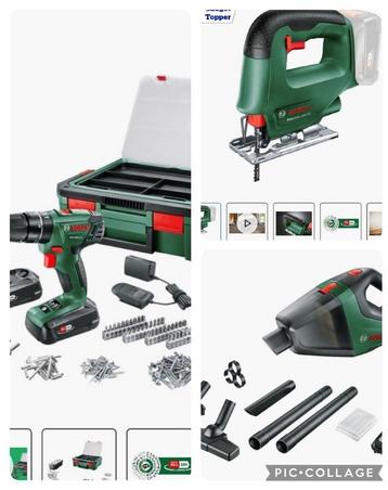 Bosch 18v easy drill&easy saw&compact   vacuum*totaal 3 appa beschikbaar voor biedingen