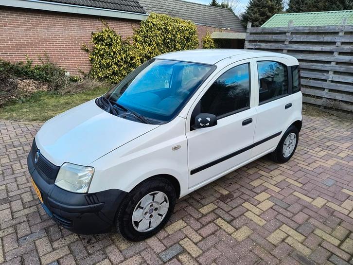 Fiat Panda 1.1 40KW 2007 Wit (nieuwe apk), Auto's, Fiat, Particulier, Panda, ABS, Airbags, Boordcomputer, Radio, Startonderbreker