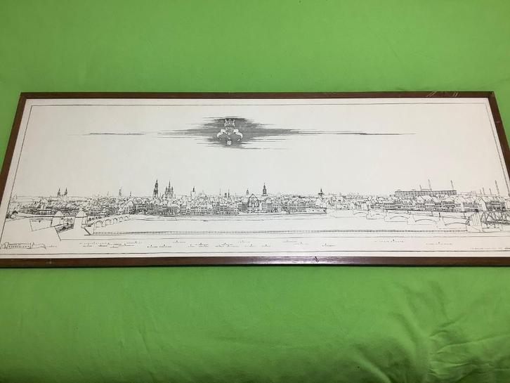 Maastricht pentekeningen, Antiek en Kunst, Kunst | Tekeningen en Foto's, Ophalen