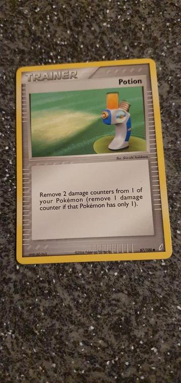 Trainer Potion 87/100 EX Crystal Guardians Vintage Pokémon K beschikbaar voor biedingen