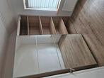 Pax ikea kledingkast, wit gelazuurd eikeneffect - 200x58x201, Ophalen, 200 cm of meer, Zo goed als nieuw, 200 cm of meer