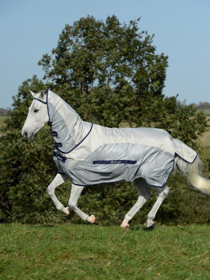 Bucas Buzz-Off Rain regendeken en vliegendeken, 213 / 7'0, Dieren en Toebehoren, Paarden en Pony's | Dekens en Dekjes, Nieuw, Deken