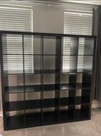 25 vaks Kallax open kast vakkenkast 5x5 zwart Ikea, Huis en Inrichting, Kasten | Ladekasten, Ophalen, 150 tot 200 cm, Zo goed als nieuw