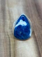 Sodaliet Ring Handgemaakt - Maat 20, Sieraden, Tassen en Uiterlijk, Ringen, Overige materialen, 20 of groter, Blauw, Nieuw