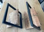 2x Teakhouten wandplank, Huis en Inrichting, Woonaccessoires | Wandplanken en Boekenplanken, Gebruikt, Ophalen of Verzenden