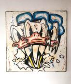 Uniek schilderij Donald Duck, Antiek en Kunst, Kunst | Schilderijen | Abstract, Ophalen