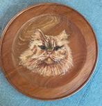 Handgeschilderde Perzische Katten op Houten Borden, Ophalen of Verzenden