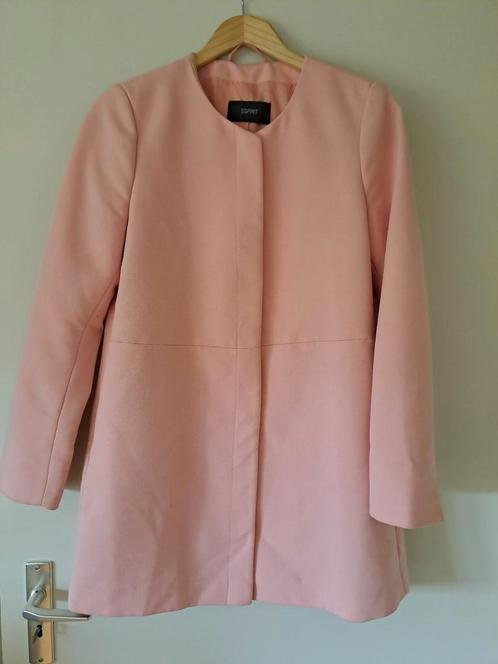Jas - maat M - Esprit, Kleding | Dames, Jassen | Zomer, Zo goed als nieuw, Maat 38/40 (M), Roze, Verzenden